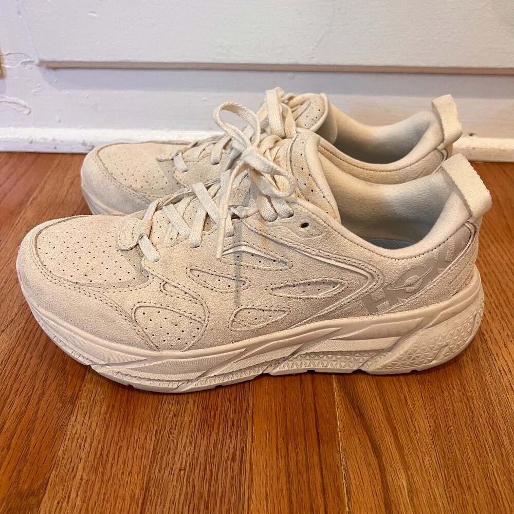 Hoka Clifton L Suede Sneakers